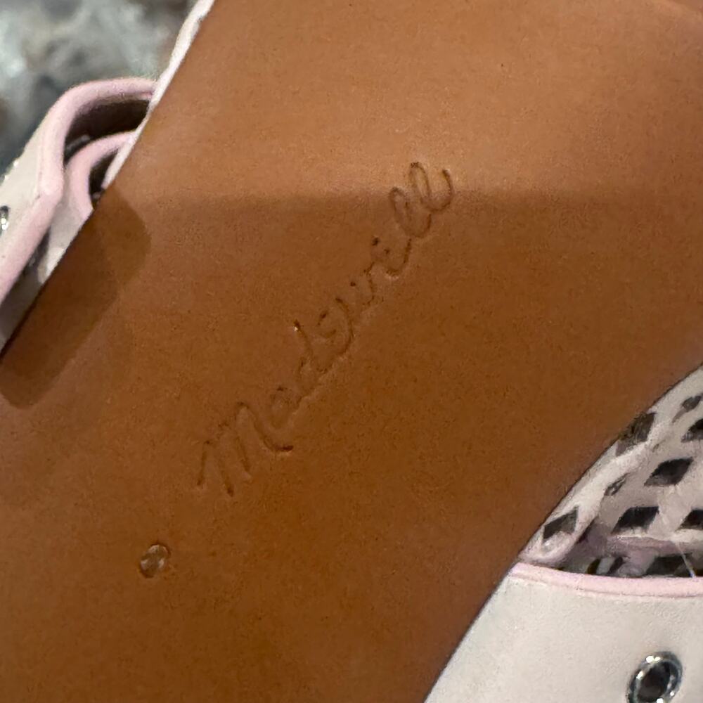 Madewell Women's The Remy Mary Jane Flat Shoes Leather Minimal Pink Size 8 NWOB - Picture 10 of 11